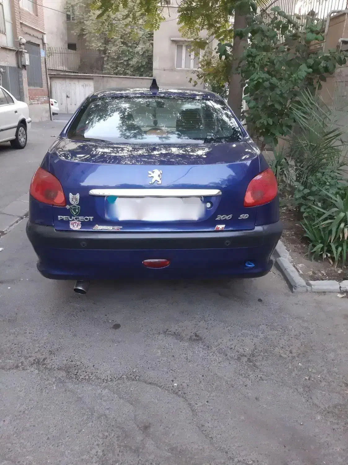 پژو ۲۰۶ آبی کاربنی|خودرو سواری و وانت|تهران, حر|دیوار