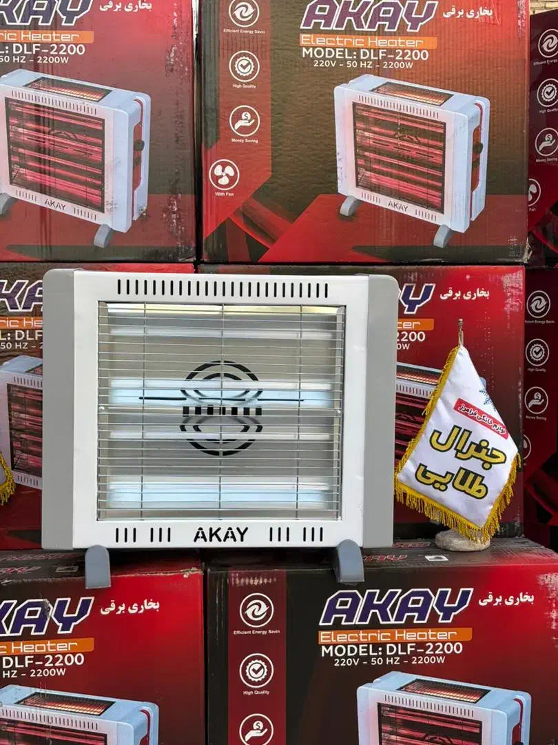 بخاری برقی فن دار 6شعله|بخاری، هیتر، شومینه|لولمان, |دیوار