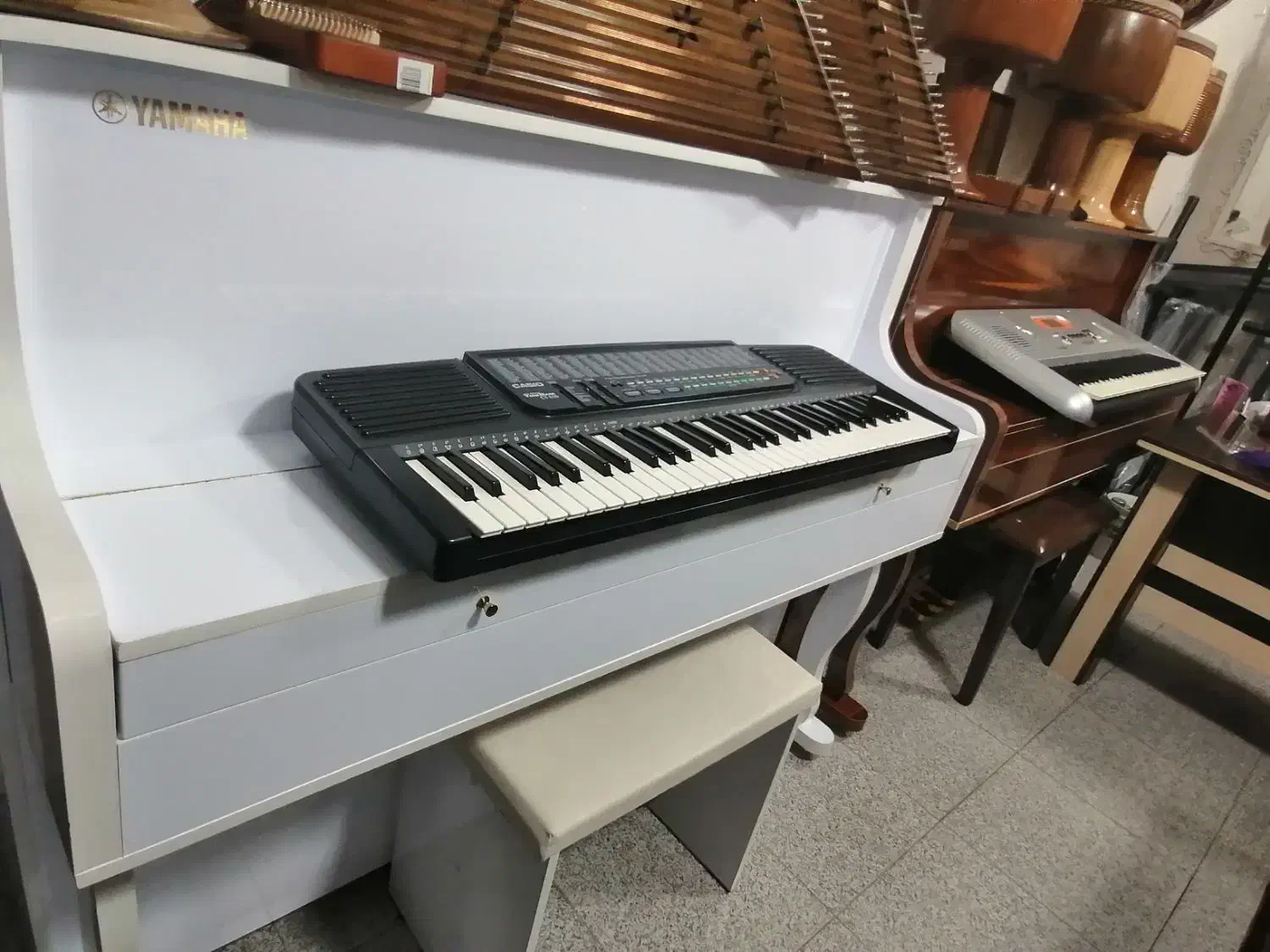پیانو یاماها p45b|پیانو، کیبورد، آکاردئون|همدان, |دیوار