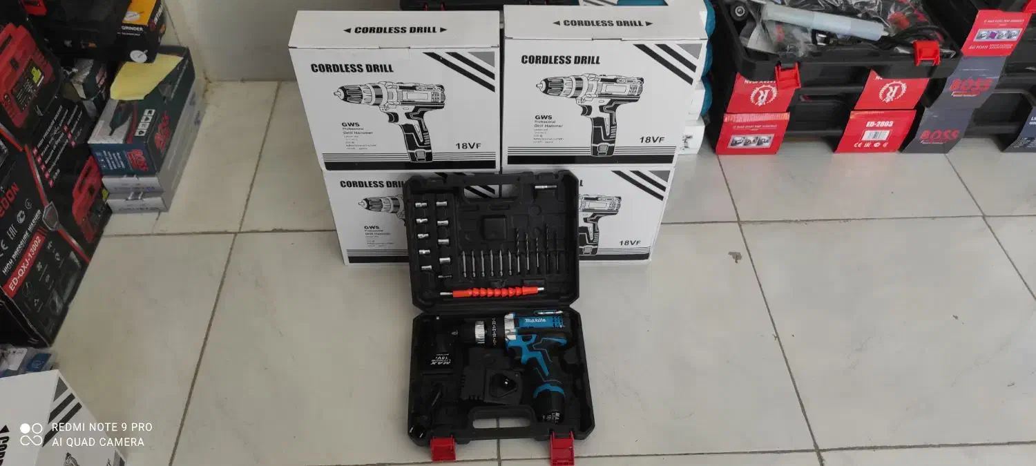 دریل شارژی 18 ولت 3 حالته چکشی دار ماکیتا|ابزارآلات|اهواز, پردیس دو|دیوار