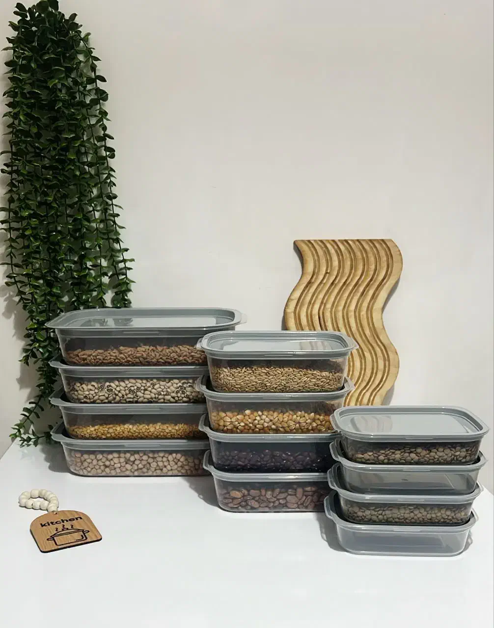 ظروف فریزری/فریزر/یخچال/پک نظم دهنده فریزر/|ظروف نگهدارنده، پلاستیکی، یک‌بارمصرف|تبریز, |دیوار