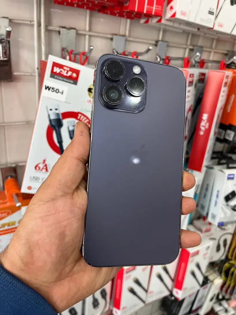 ایفون 14 پرومکس z.z.a 256g باطری 85 کارتن اصلی|موبایل|فسا, |دیوار