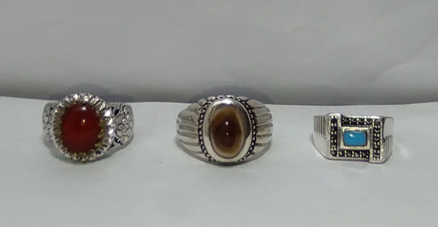 انگشتر مردانه نقره|جواهرات|قزوین, |دیوار