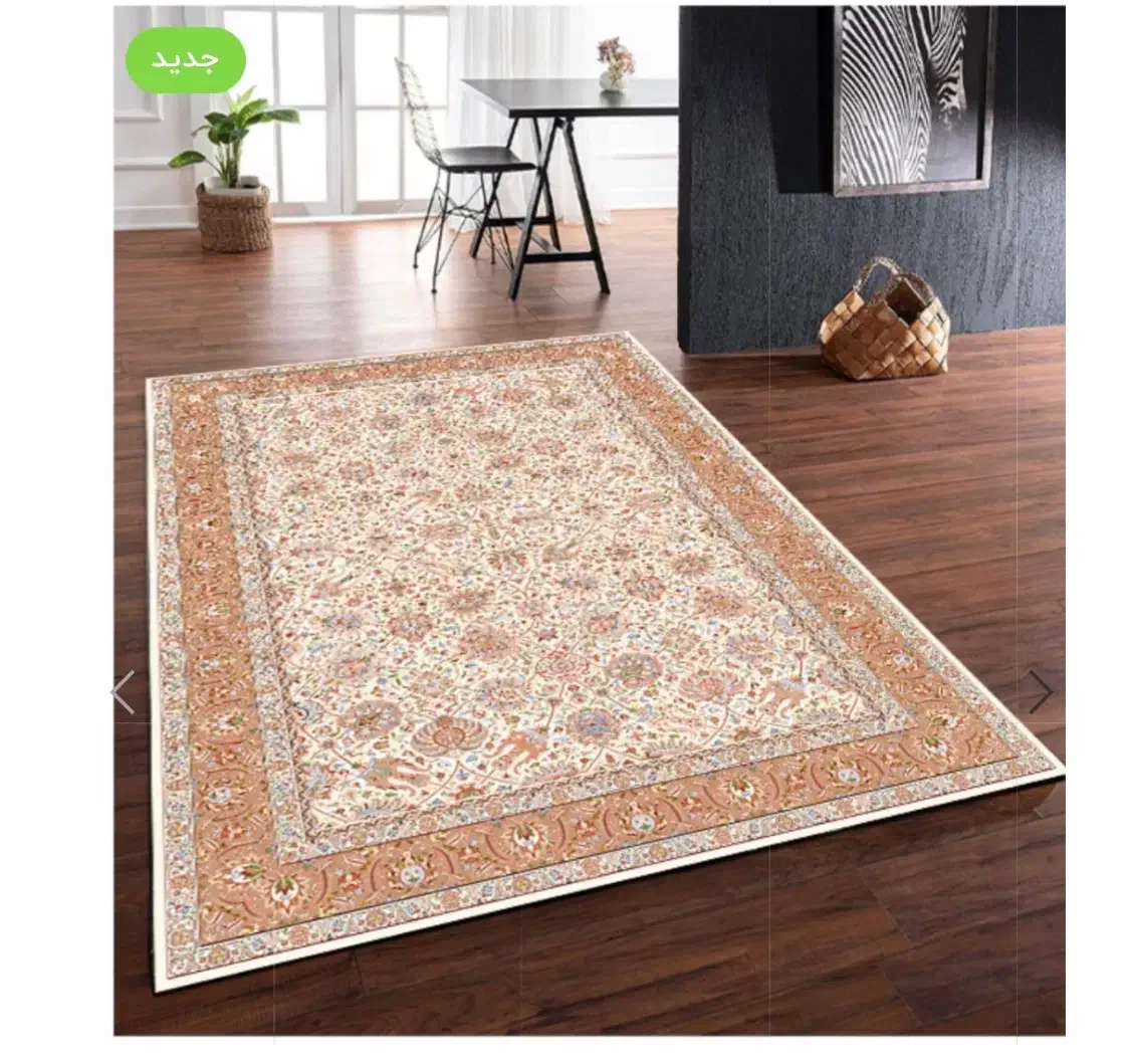 فرش مرینوس کلکسیون کلاسیک طرح مجنون رنگ کرم|فرش|خوانسار, |دیوار