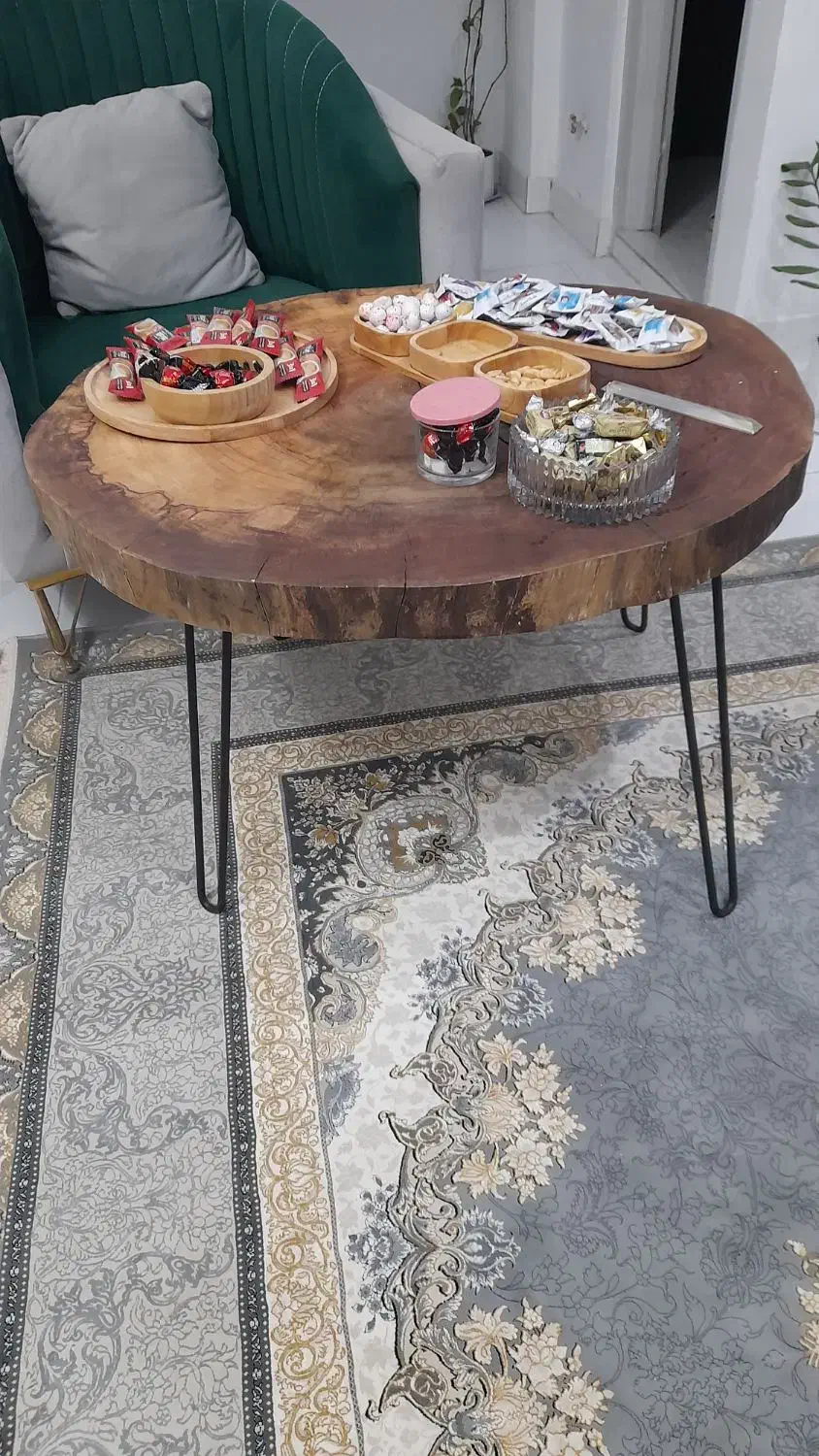 میز عسلی  تمام چوب|مبلمان خانگی و میز عسلی|اندیشه, اندیشه فاز ۱|دیوار