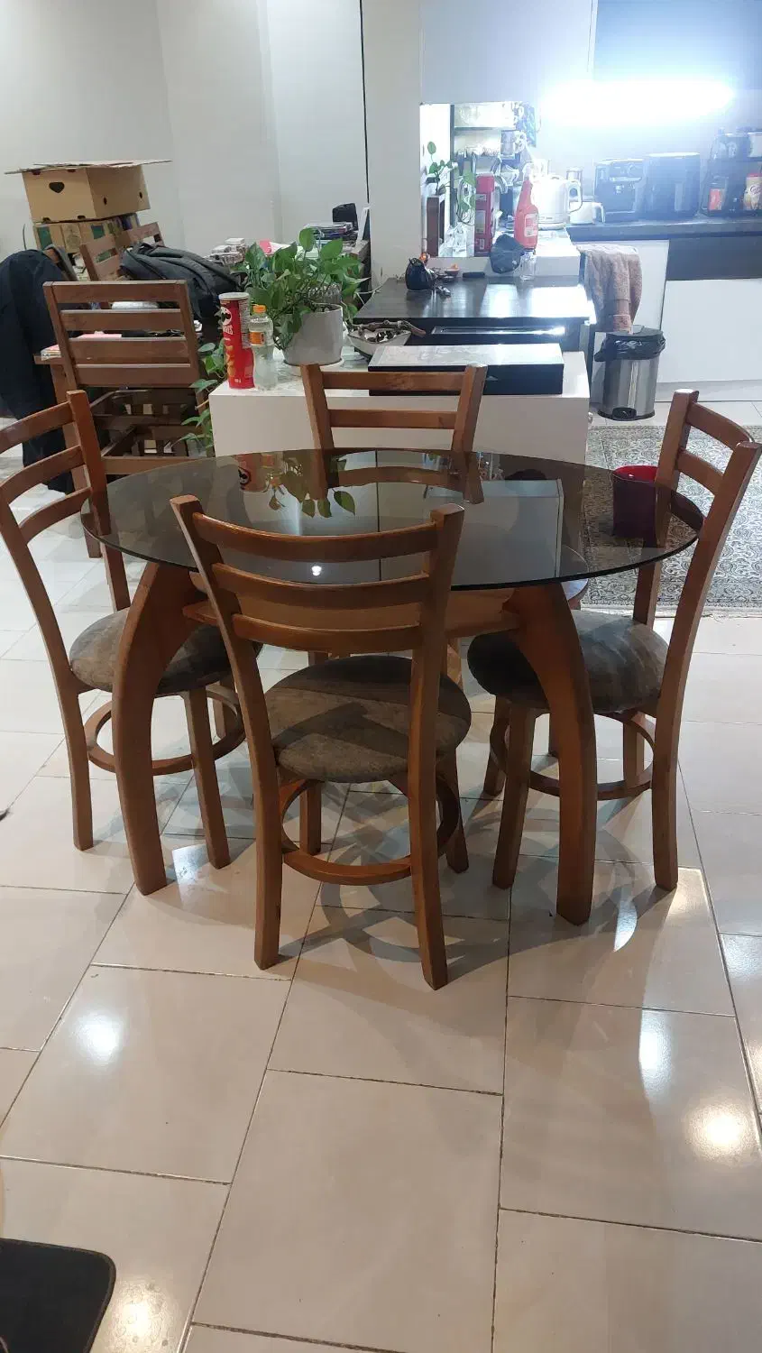 میز ناهار خوری ۴ نفره|میز و صندلی غذاخوری|پردیس, فاز ۸|دیوار