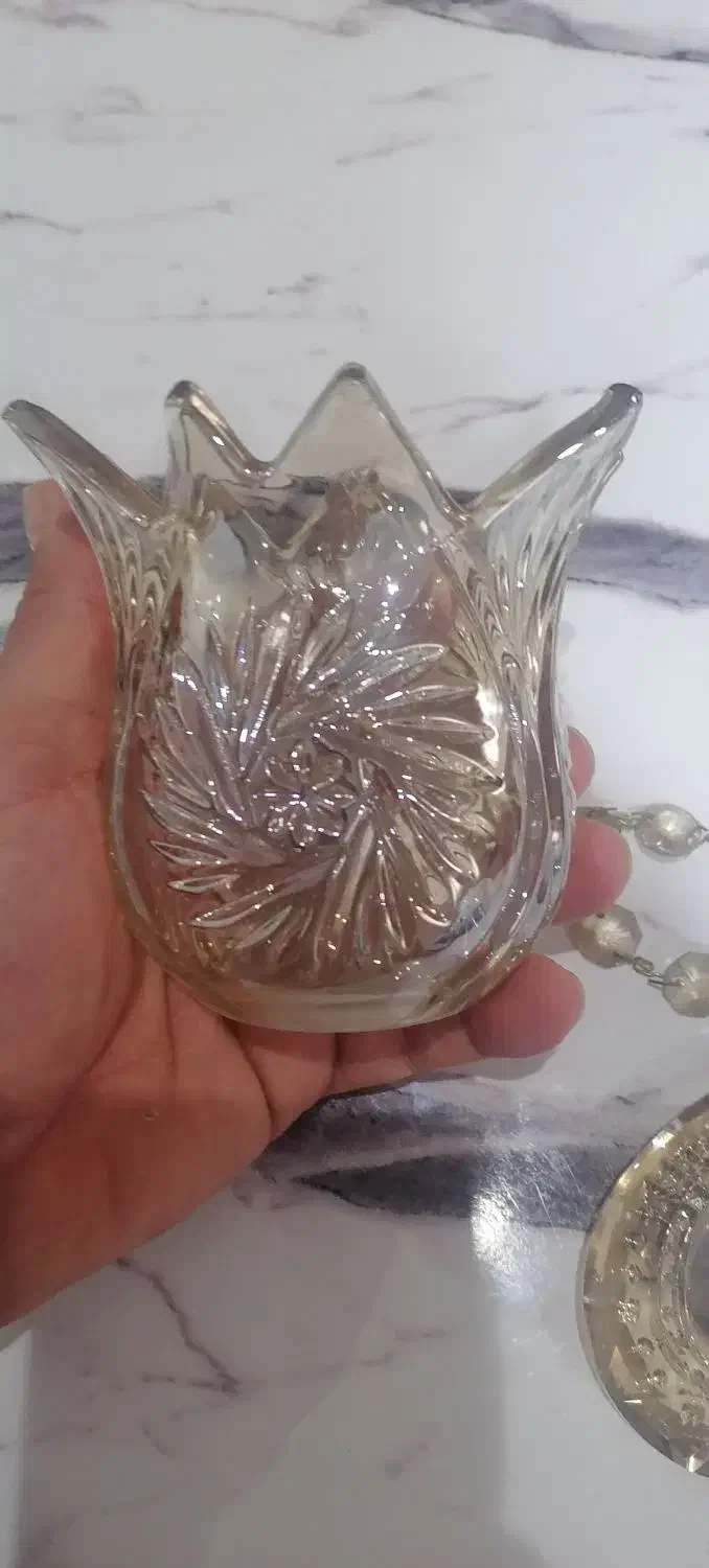 حباب واویزکریستالی لوستر|لوستر و چراغ آویز|شاهین‌شهر, عطار|دیوار