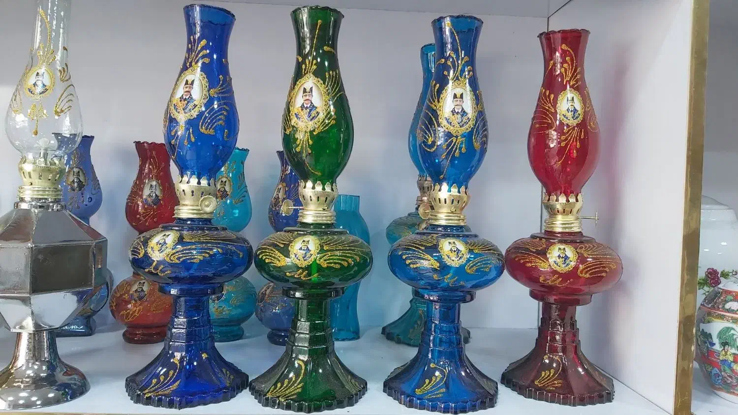 چراغ دکوری فانوس گردسوز|صنایع دستی و سایر لوازم تزئینی|یزد, |دیوار