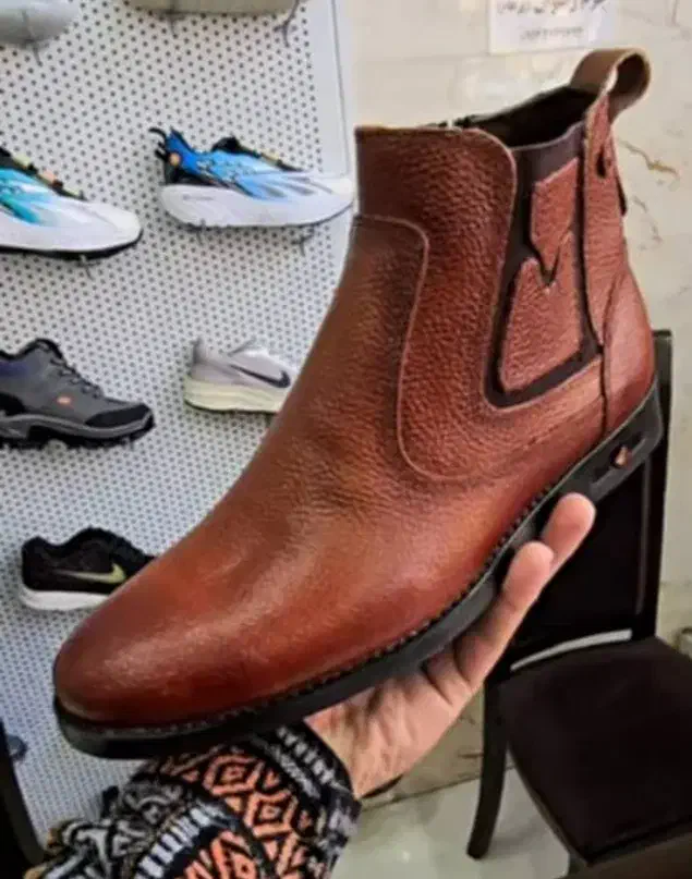 نیم بوت تمام چرم مردانه سایز ۴۳|کیف، کفش، کمربند|اهواز, کیان اباد|دیوار