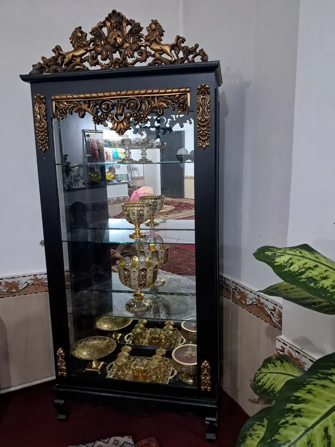 بوفه چوبی|بوفه، ویترین، کنسول|مراغه, |دیوار