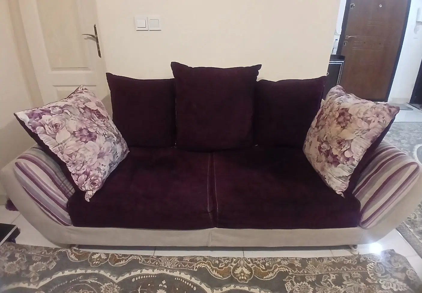 مبلمان ۷ نفره با جلو مبلی|مبلمان خانگی و میز عسلی|تهران, راه آهن|دیوار