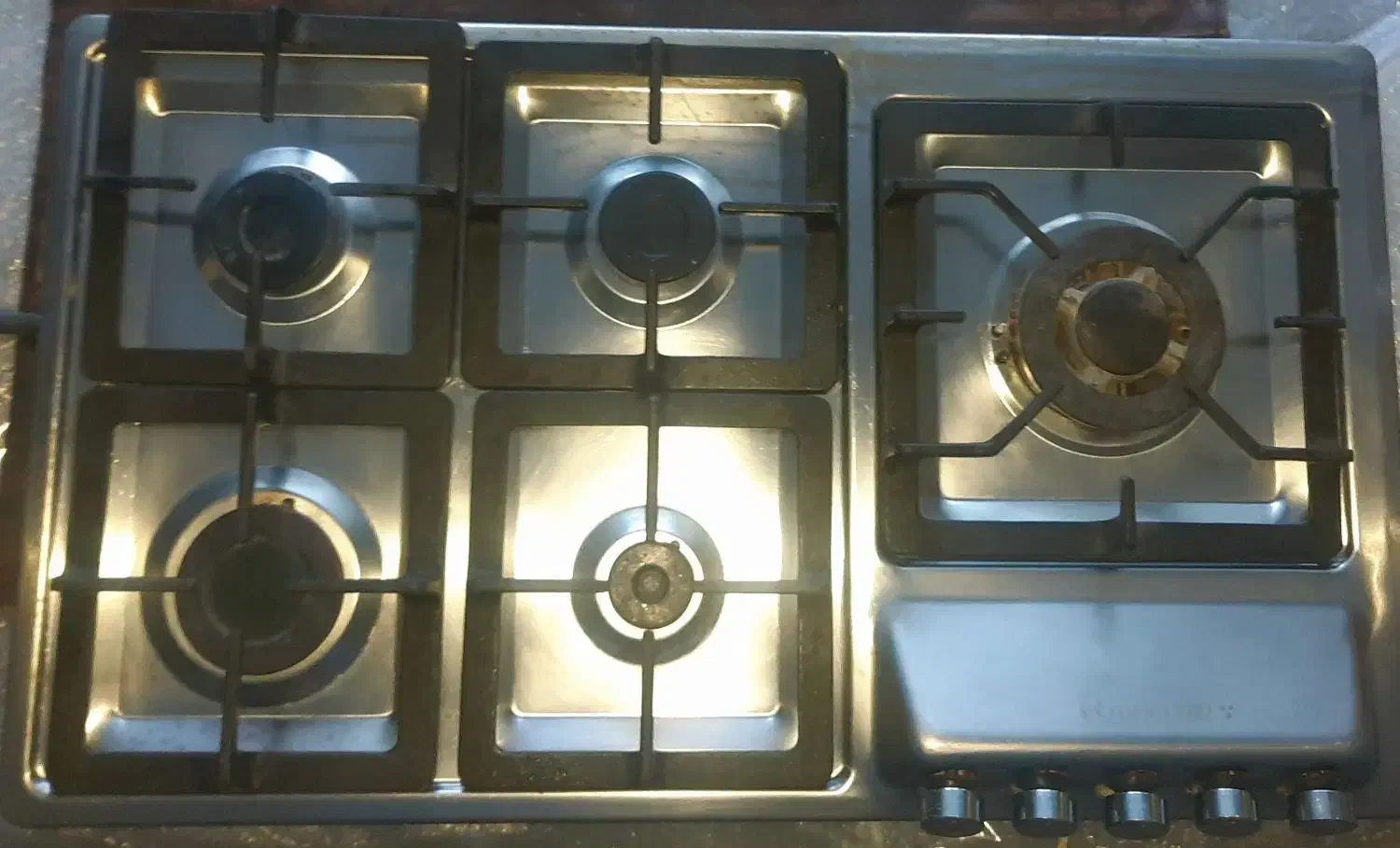 اجاق گاز تمام استیل پنج شعله|اجاق گاز و لوازم برقی پخت‌وپز|هشتگرد, تهران دشت|دیوار