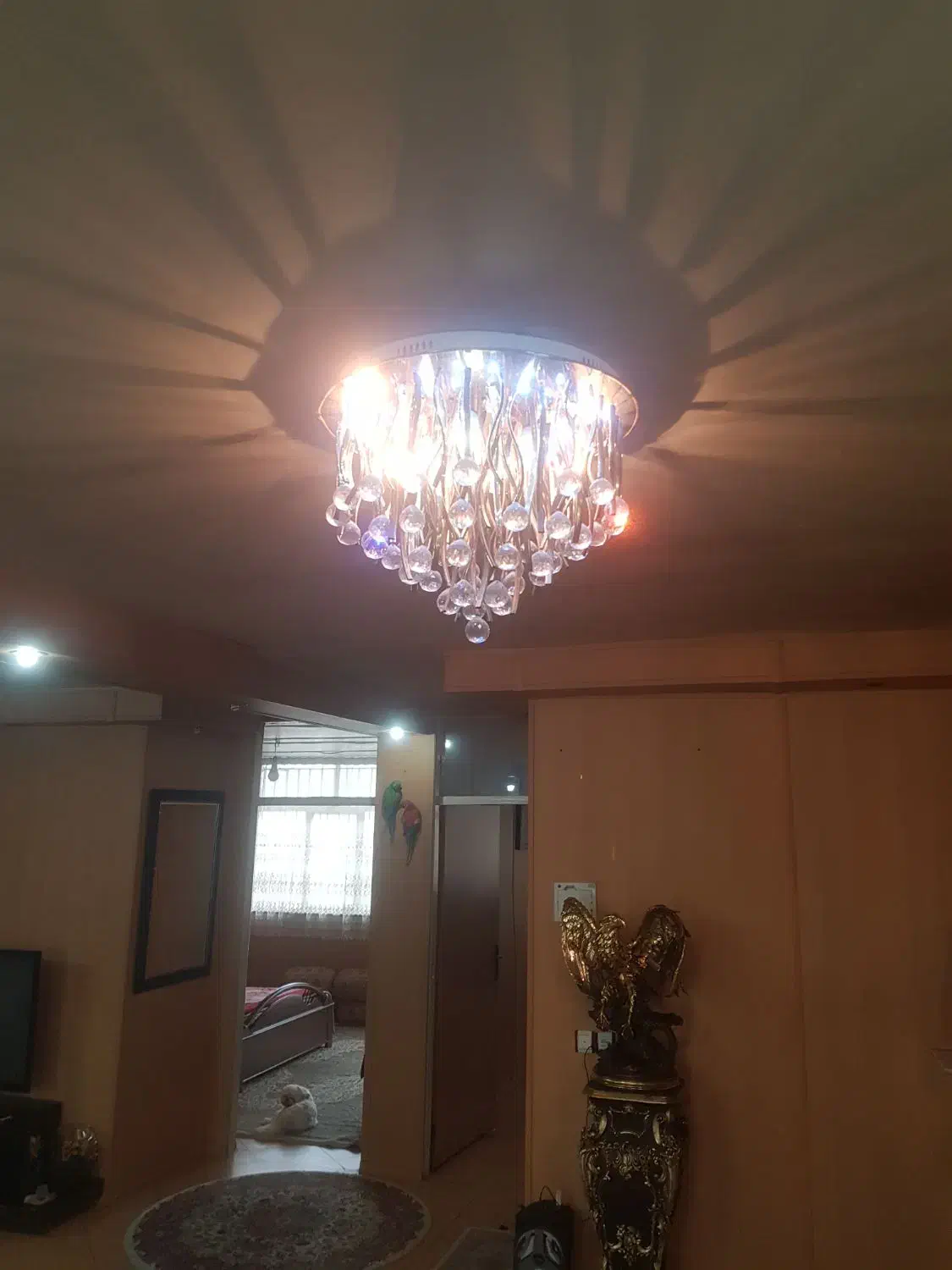 لوستر|لوستر و چراغ آویز|اسلام‌شهر, شهرک احمدیه|دیوار