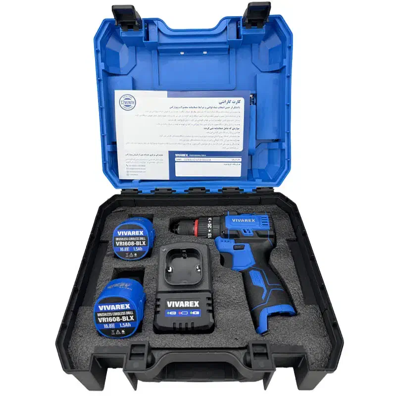 دریل شارژی ۱۶.۸ ولت براشلس ویوارکس|ابزارآلات|اهواز, شریعتی جنوبی|دیوار
