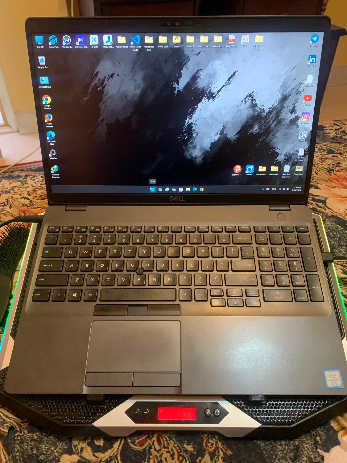 لپ تاپ dell latitude 5500|رایانه همراه|اراک, |دیوار