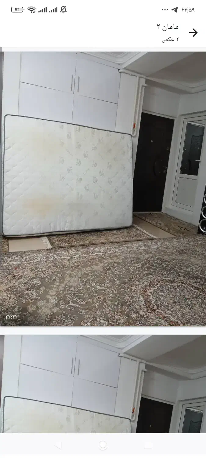 تشک دو نفره کارکرده|تشک تختخواب|ابهر, |دیوار