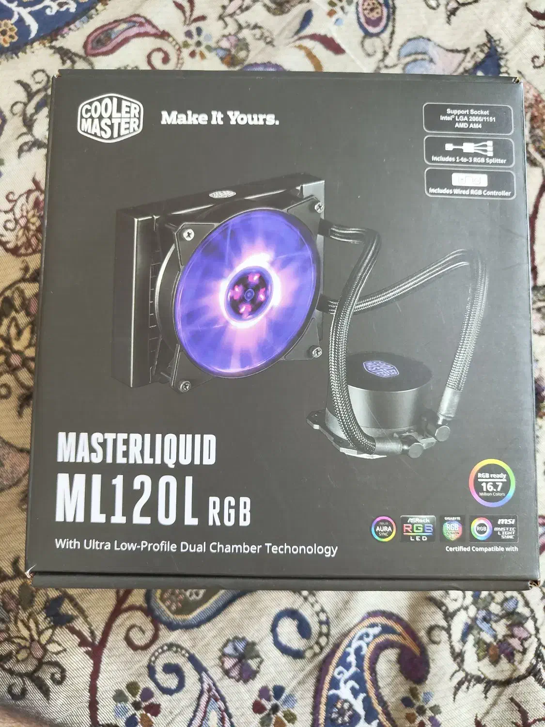 کولر Cooler Master MasterLiquid Ml120L RGB|قطعات و لوازم جانبی رایانه|تهران, تختی|دیوار