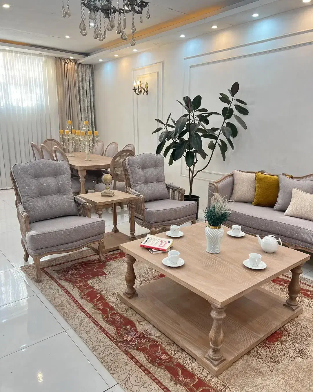 مبل کویین سلطنتی فرانسوی  کد 19|مبلمان خانگی و میز عسلی|چهاردانگه (تهران), |دیوار