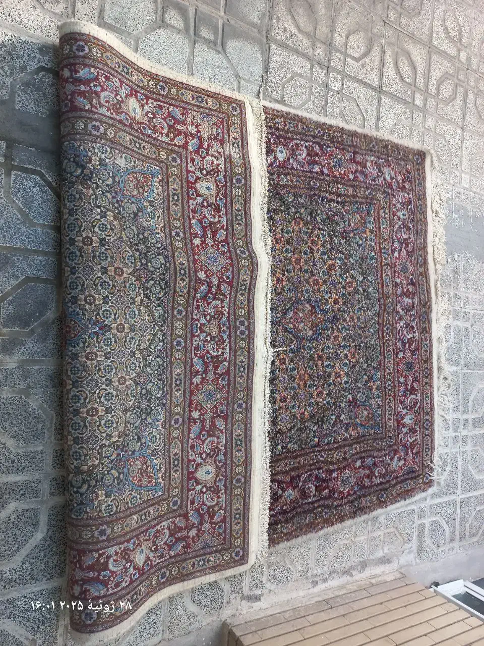 قالیچه دستباف بیرجند نقش ریز ماهی|فرش|مشهد, شهید بهشتی|دیوار