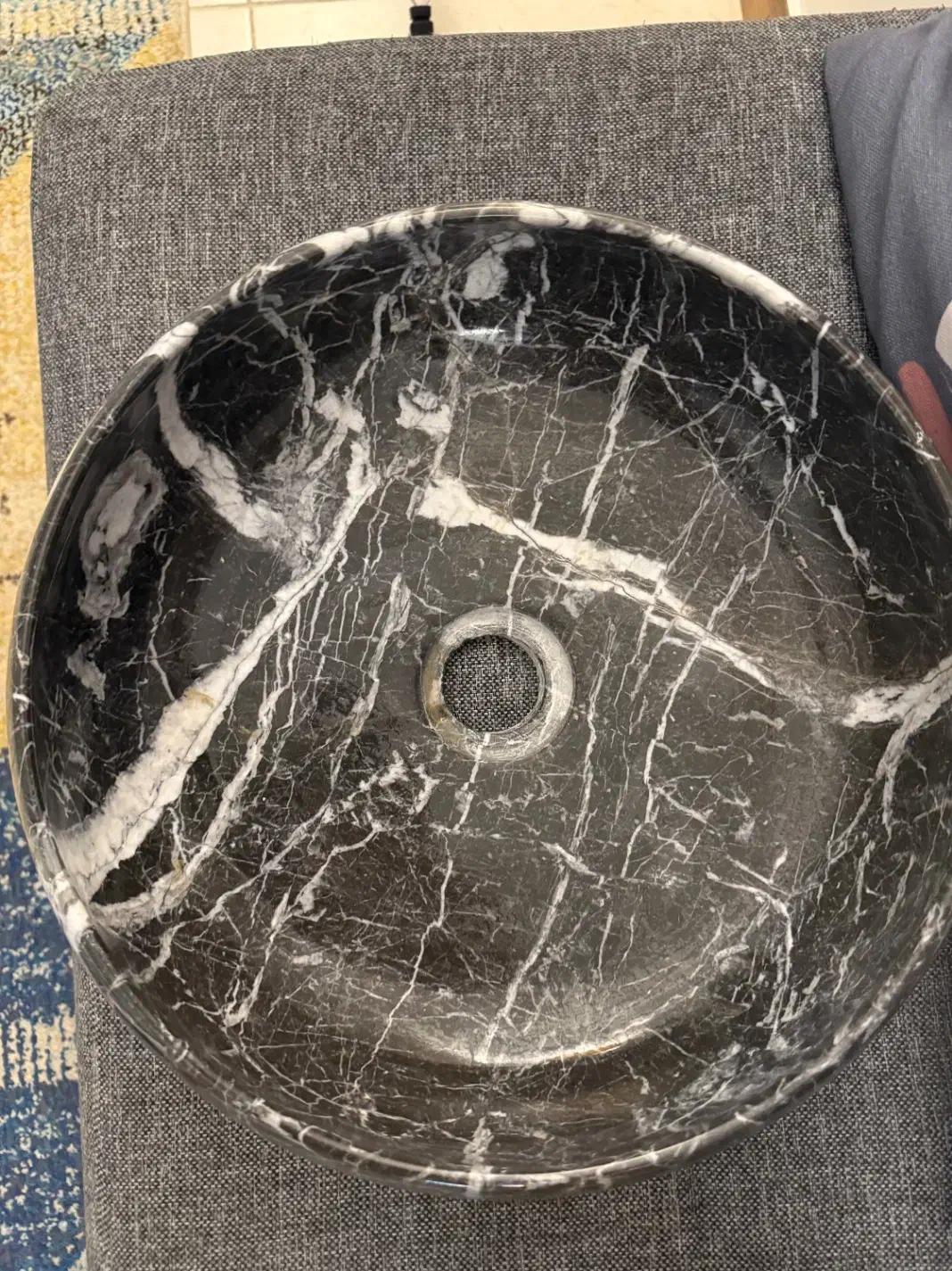 کاسه روشویی سنگی|لوازم سرویس بهداشتی|بابل, |دیوار