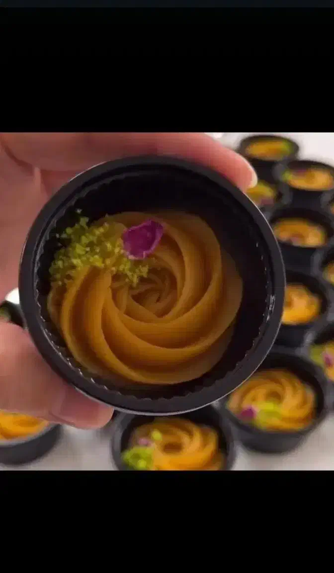 کاپ حلوا عربی و خرما مجلسی تزیین شده مجالس|خدمات پذیرایی، مراسم|قم, حنیف نژاد|دیوار