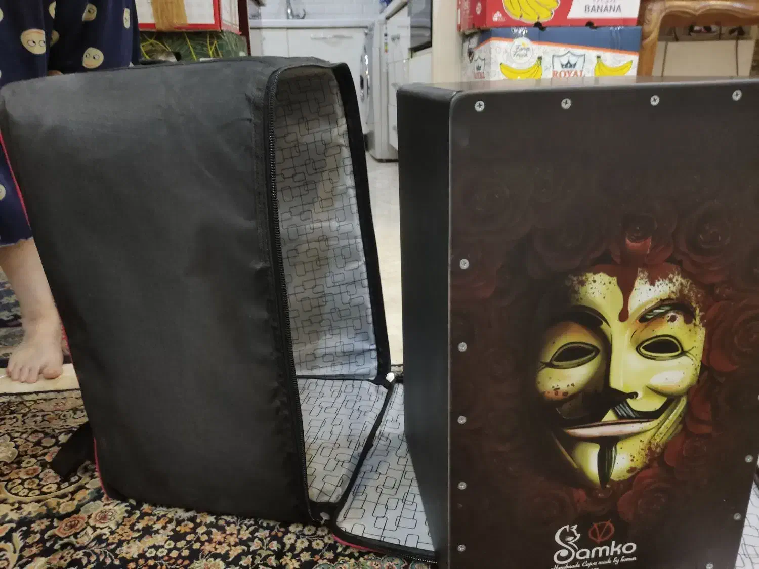 ساز موسیقی، کاخن Samko با کیف با کیفیت|درام و پرکاشن|تهران, شاهین|دیوار