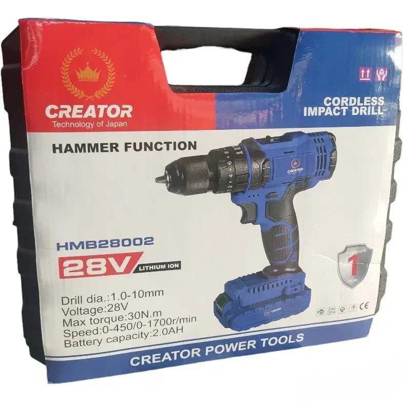 دریل شارژی کریتور|ابزارآلات|ساری, |دیوار