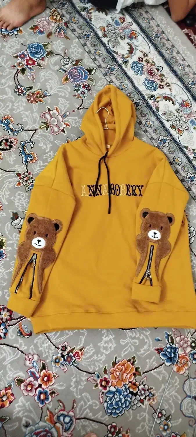 هودی خردلی شیک ونوفری سایز|لباس|زاهدان, |دیوار