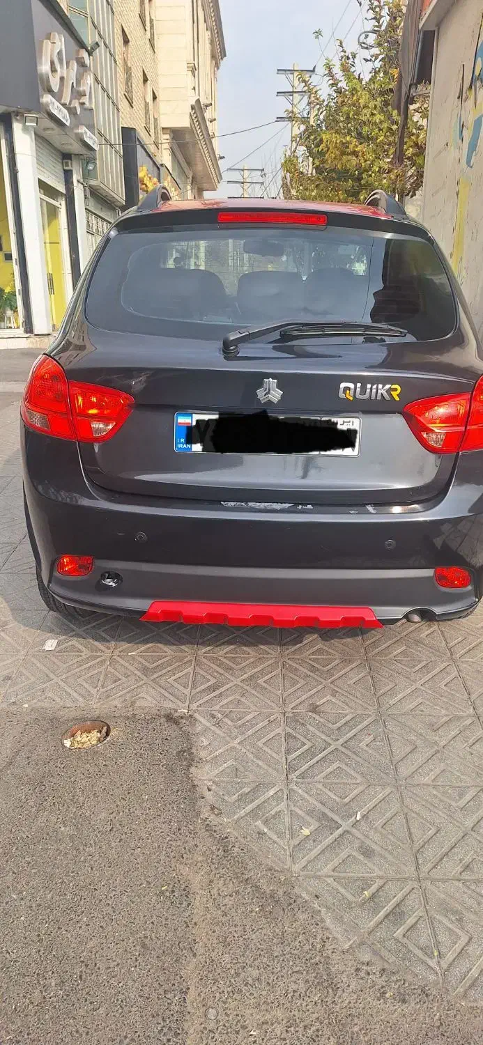 کوییک R آر مشکی قرمز با رینگ مدل 401|خودرو سواری و وانت|تهران, شهرک صدرا|دیوار