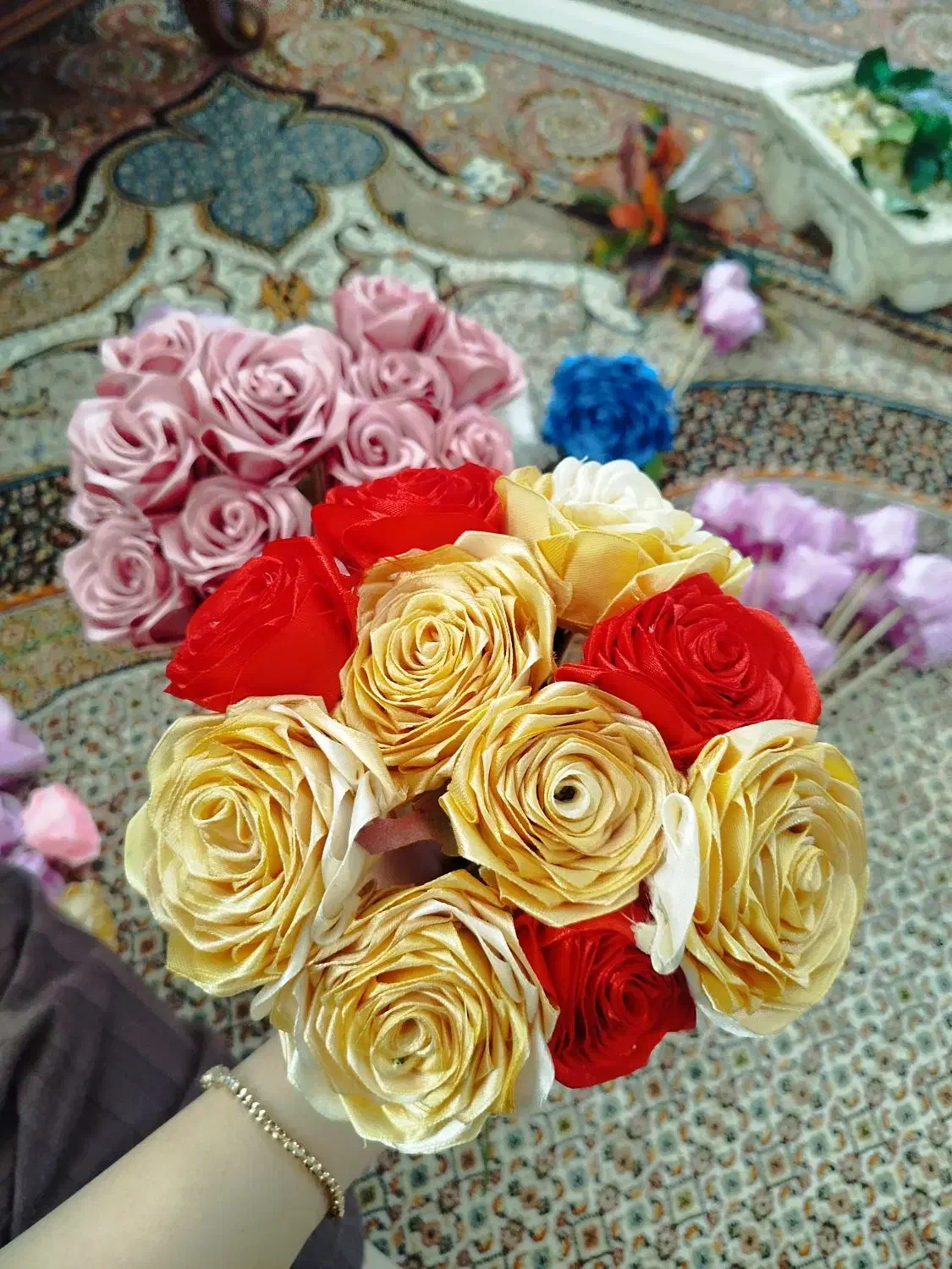 گل روبانی|گل مصنوعی|اردبیل, |دیوار