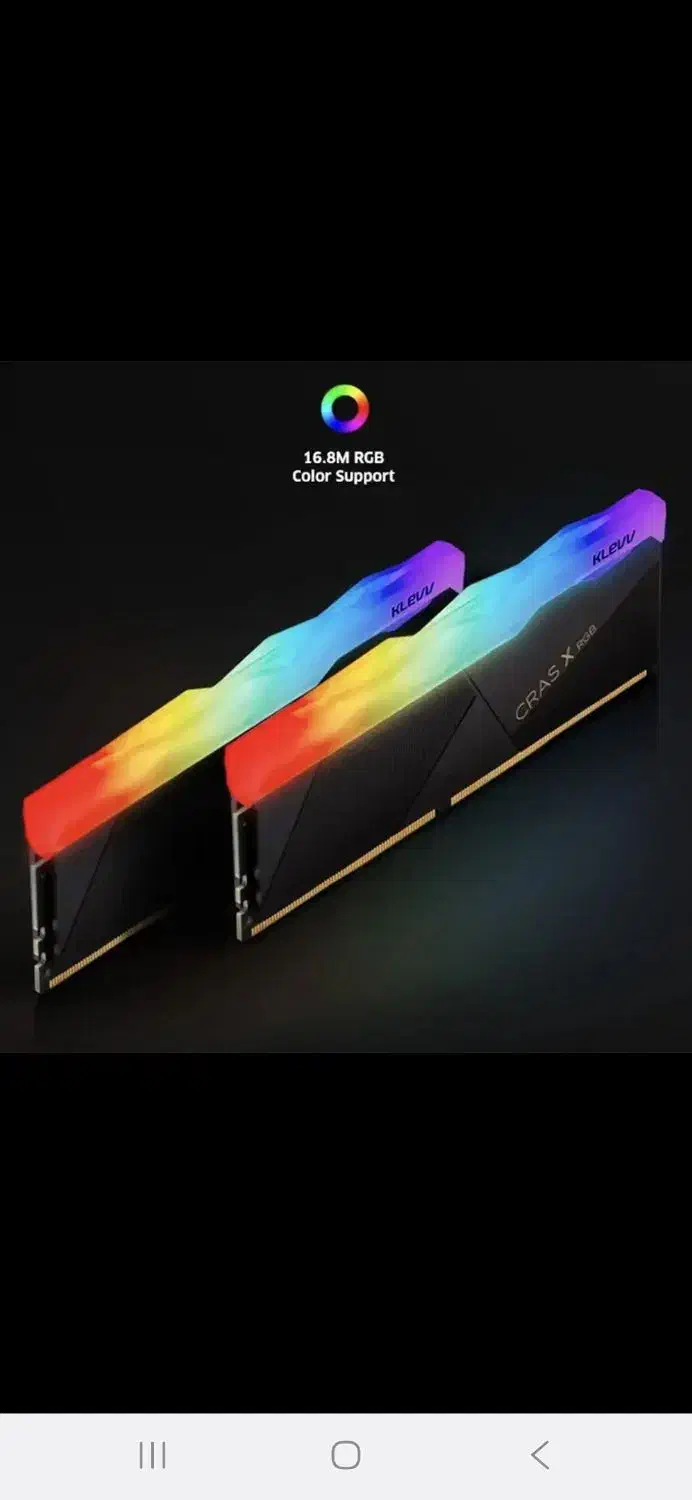 Klevv CRAS X RGB 3200 16GB (8×2)|قطعات و لوازم جانبی رایانه|تهران, بهار|دیوار