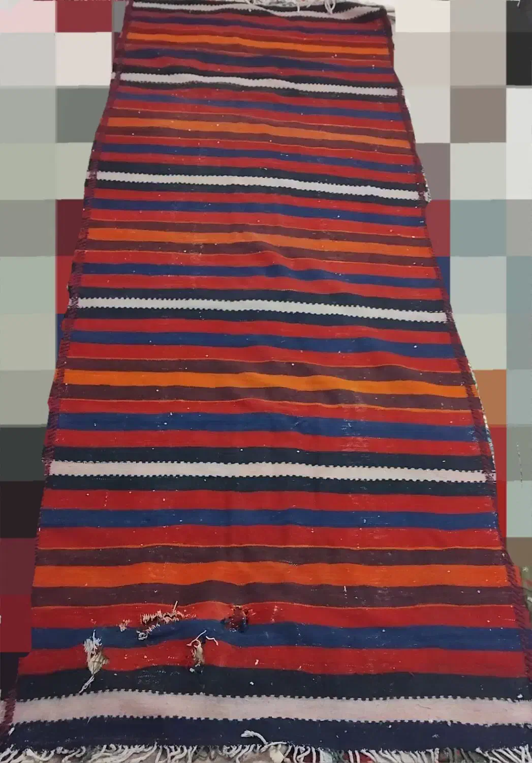 گلیم|گلیم، جاجیم، گبه|ساوه, |دیوار