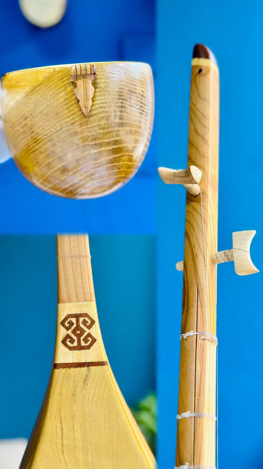 دوتار زیبا و با کیفیت|سازهای سنتی|شیروان (خراسان), |دیوار