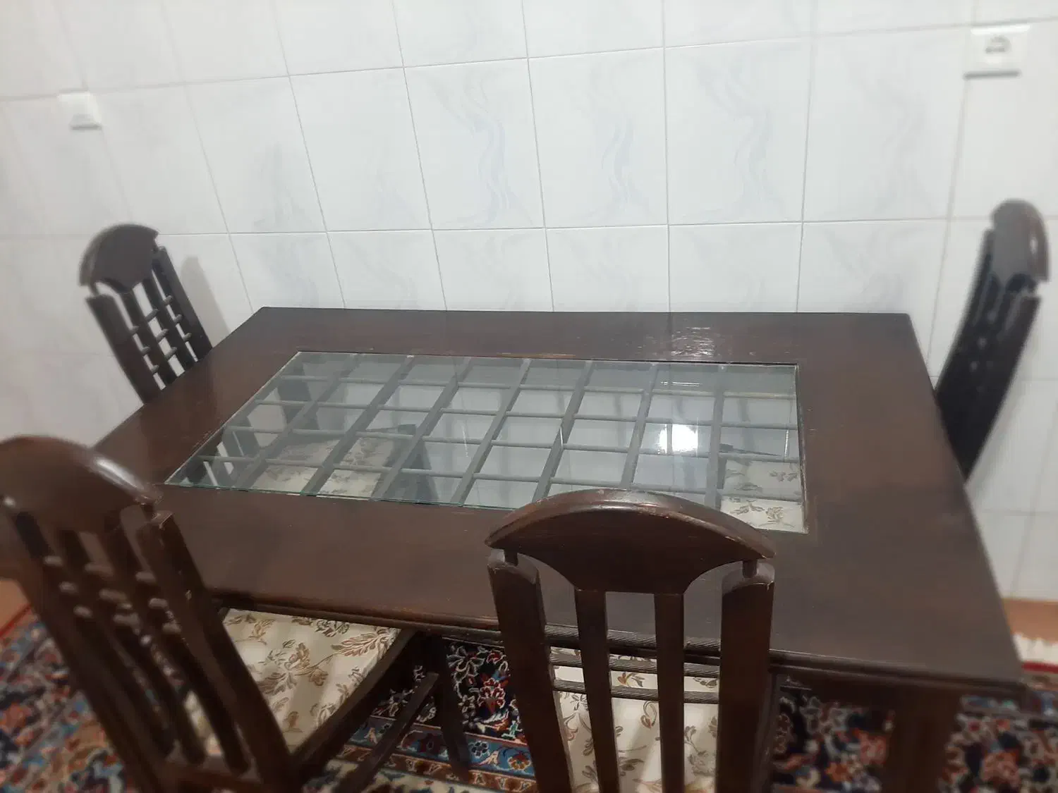 میز ۶ نفره نهارخوری مناسب باغ و|میز و صندلی غذاخوری|تربتحیدریه, کاشانی|دیوار