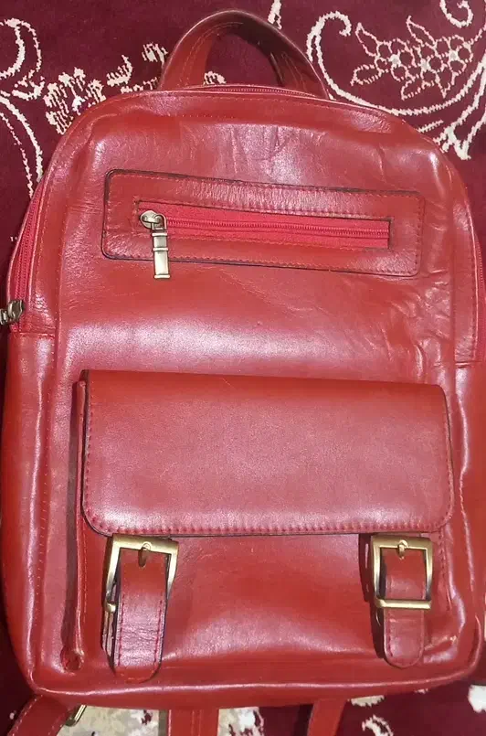 کوله تمام چرم اصل|کیف، کفش، کمربند|کوهدشت, |دیوار