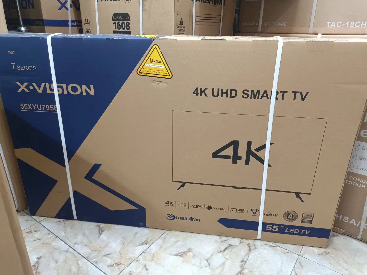 تلویزیون ۵۵ اینچ 4K ایکس ویژن مدل 55XYU795B|تلویزیون و پروژکتور|تهران, خانی آباد نو شمالی|دیوار