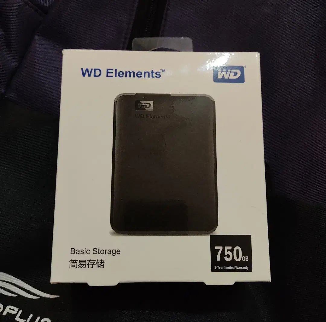 هارد اکسترنال وسترن مدل WD Elements 750GB|قطعات و لوازم جانبی رایانه|بهبهان, |دیوار
