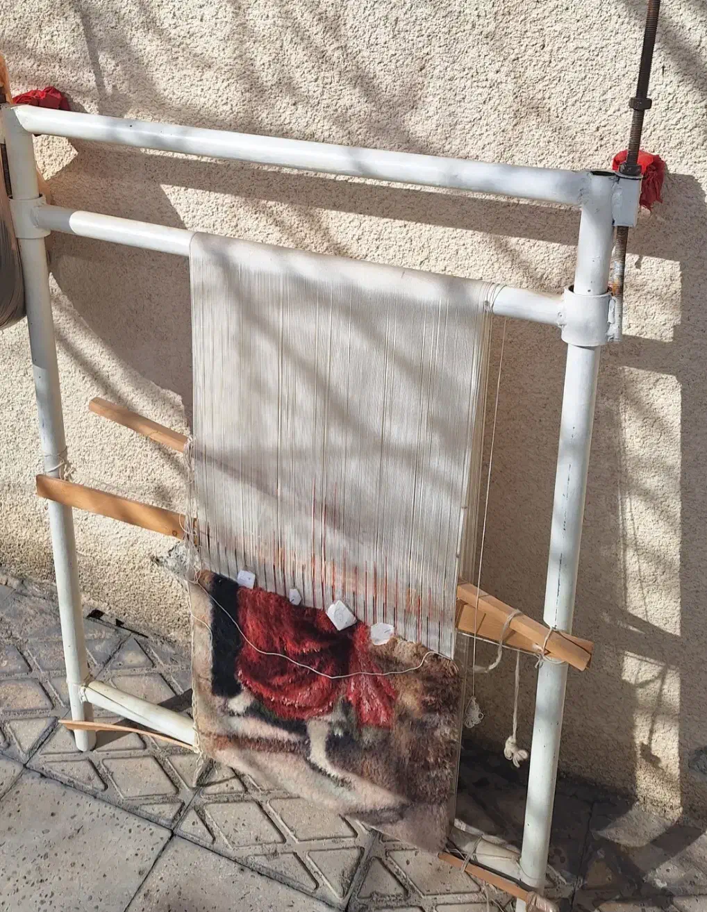 تابلو فرش به همراه دار قالی|تابلو فرش|محمدیه-قزوین, |دیوار