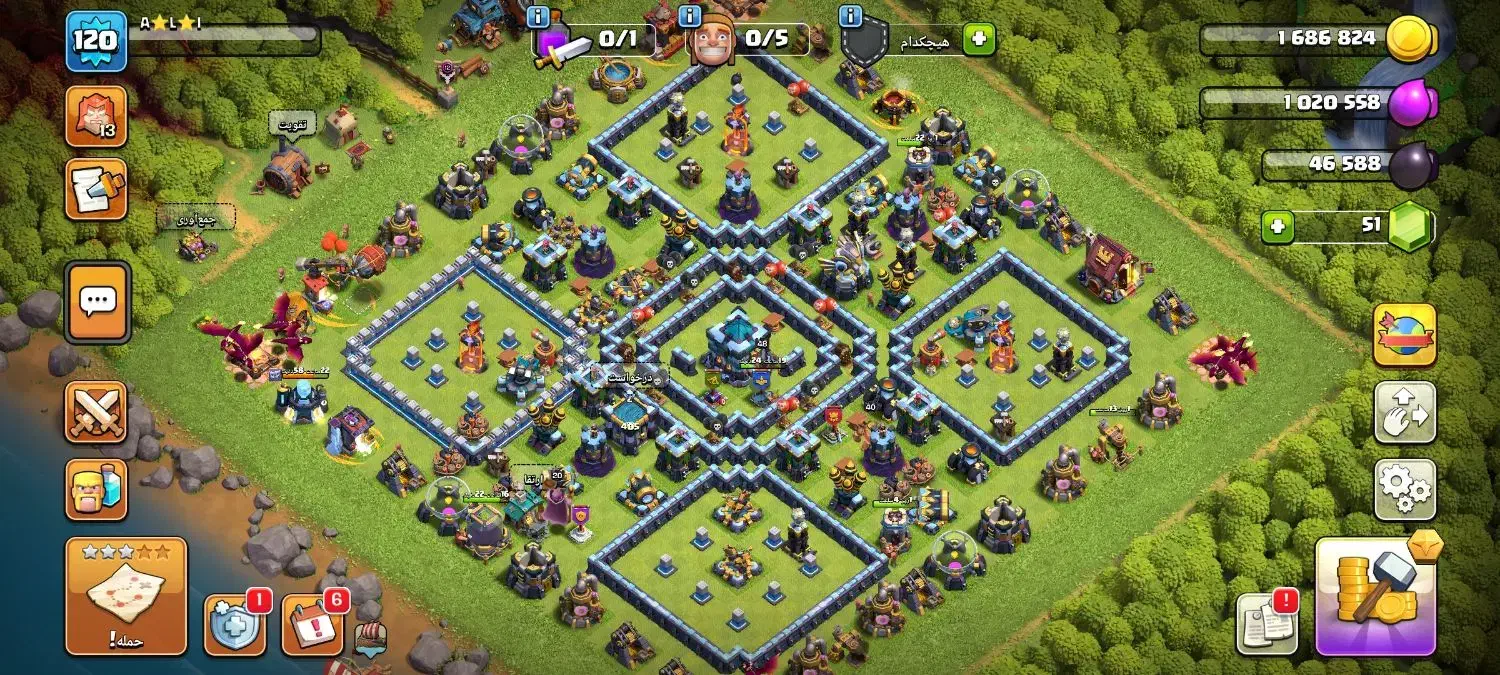 اکانت کلش ، تان سیزده|کنسول، بازی ویدئویی و آنلاین|مشهد, رده|دیوار