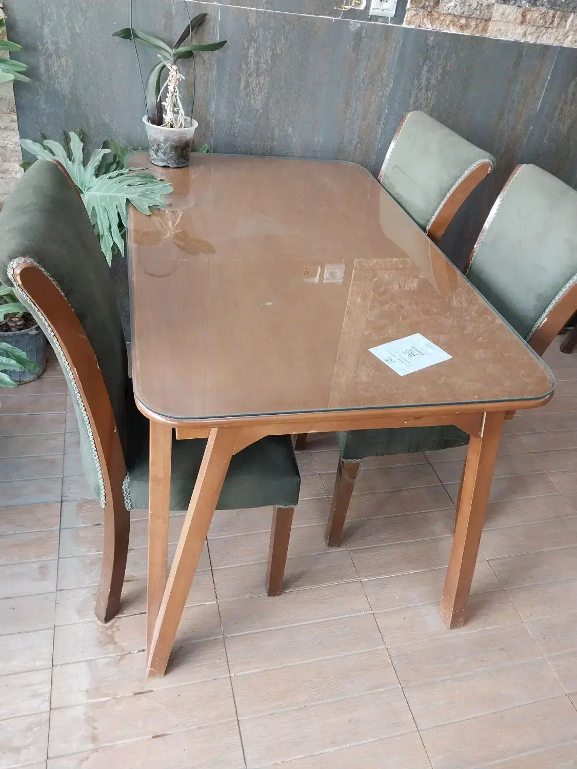 میز وصندلی غذاخوری تمام چوب راش|میز و صندلی غذاخوری|خرمدره, |دیوار