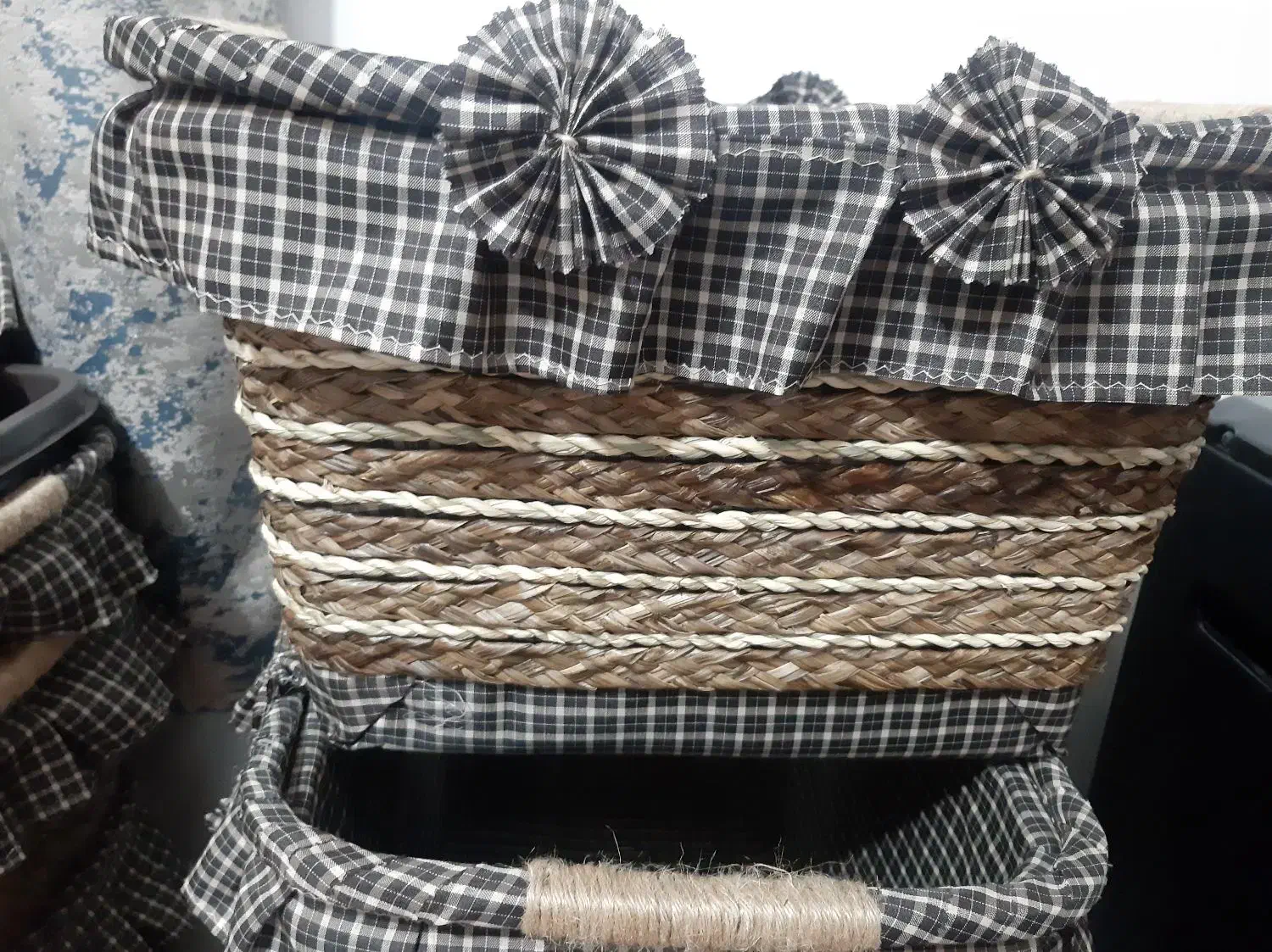 سبد پیکنیک|صنایع دستی و سایر لوازم تزئینی|رشت, پاره بیجار|دیوار