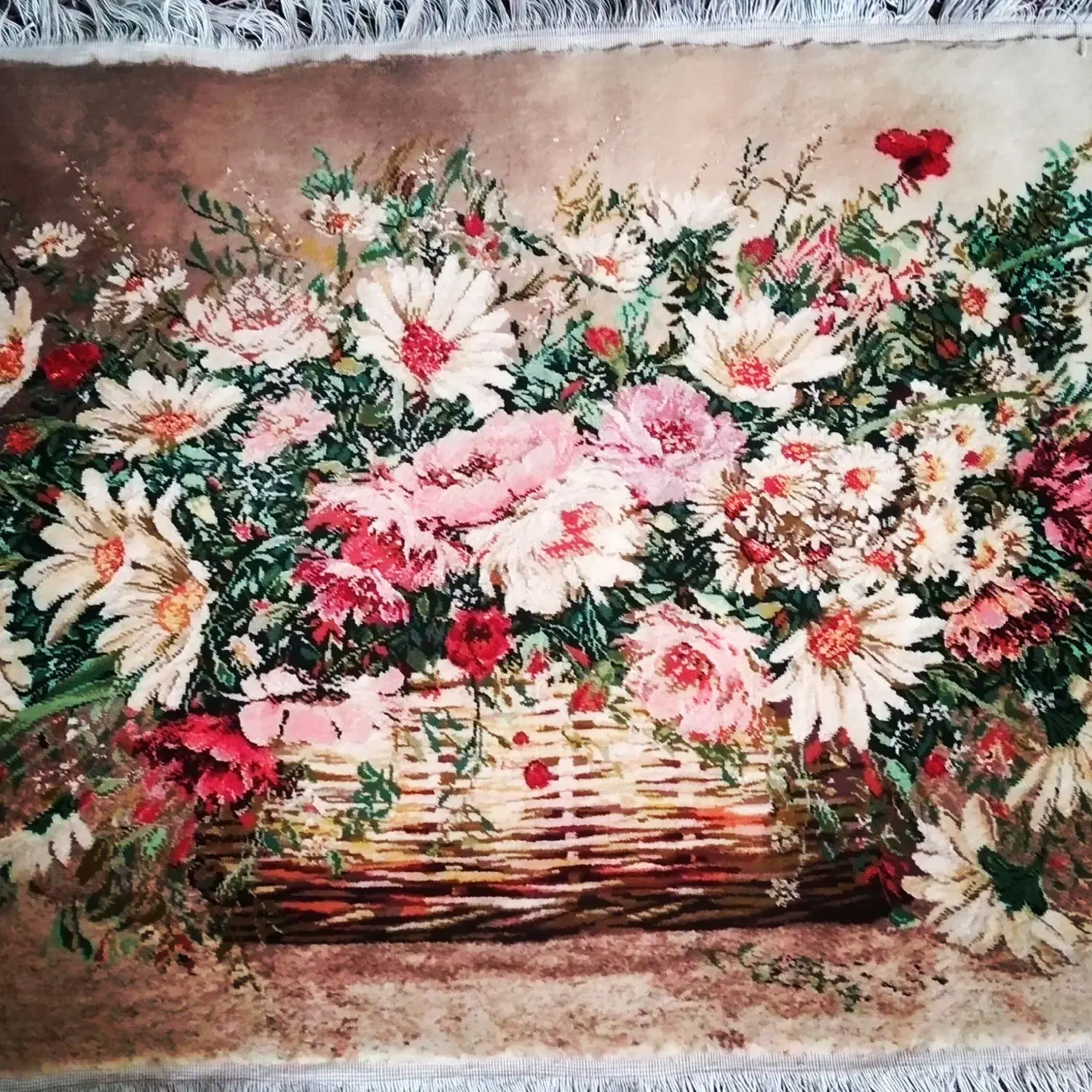 دوعددتابلوفرش دستباف|تابلو فرش|تهران, انبار نفت|دیوار