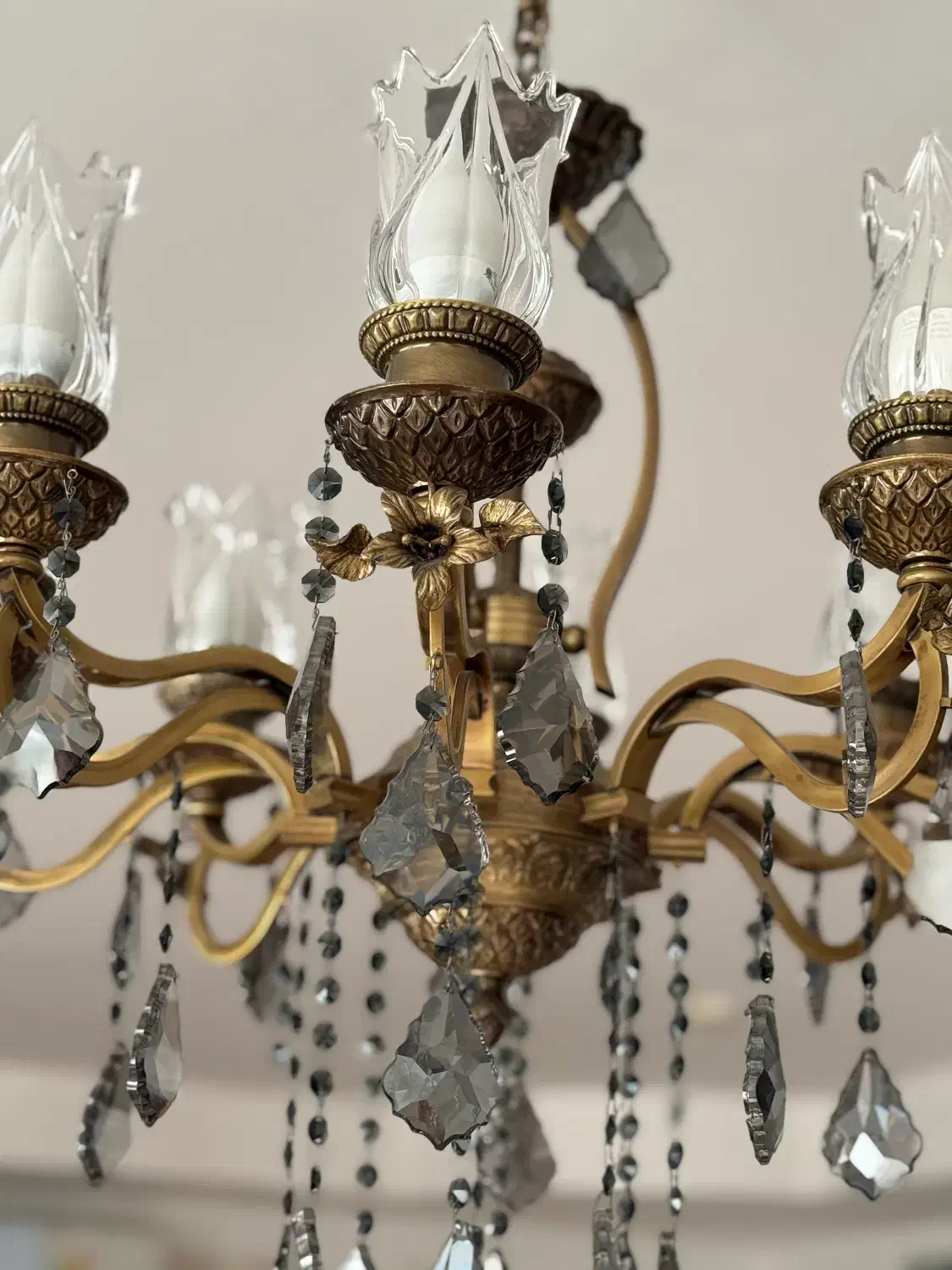 لوستر برنزی|لوستر و چراغ آویز|مشهد, سجاد شهر|دیوار