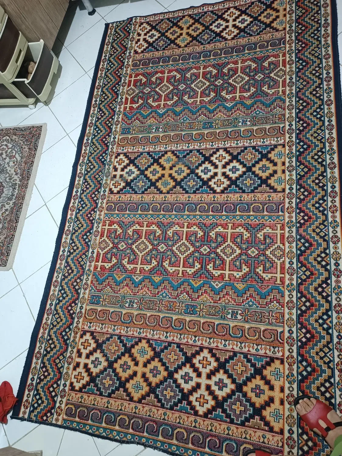 گلیمچه|گلیم، جاجیم، گبه|رباطکریم, الارد|دیوار