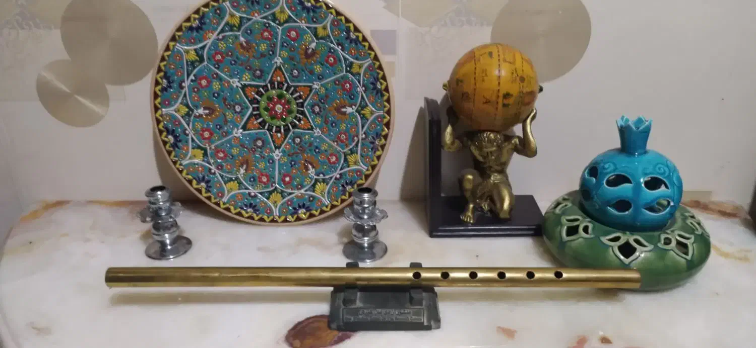 سازدهنی خاص با جعبه و فلوت برنزی|سازهای بادی|تبریز, |دیوار