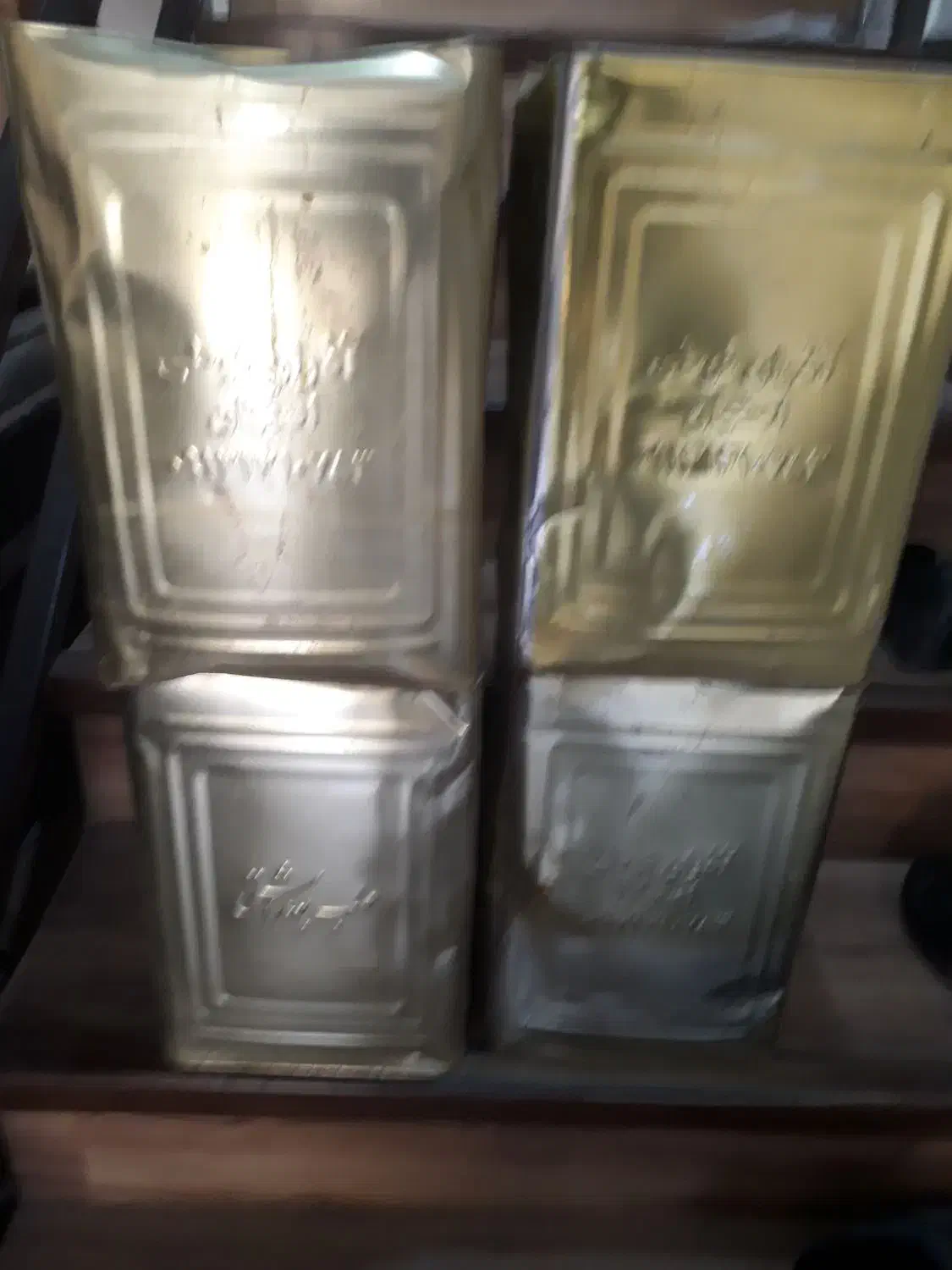 چند عدد حلب مخصوص عسل  تمیز وشسته|ظروف نگهدارنده، پلاستیکی، یک‌بارمصرف|شهرکرد, |دیوار