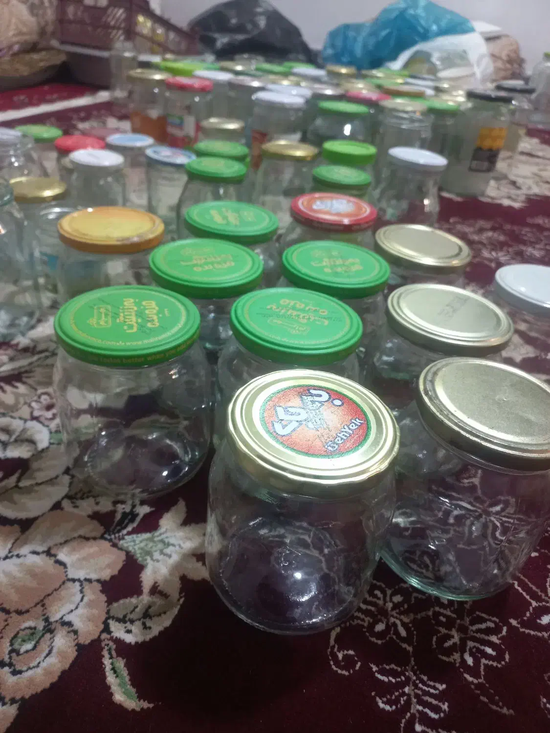 شیشه رب ومربایی|ظروف نگهدارنده، پلاستیکی، یک‌بارمصرف|شیراز, گلکوب|دیوار