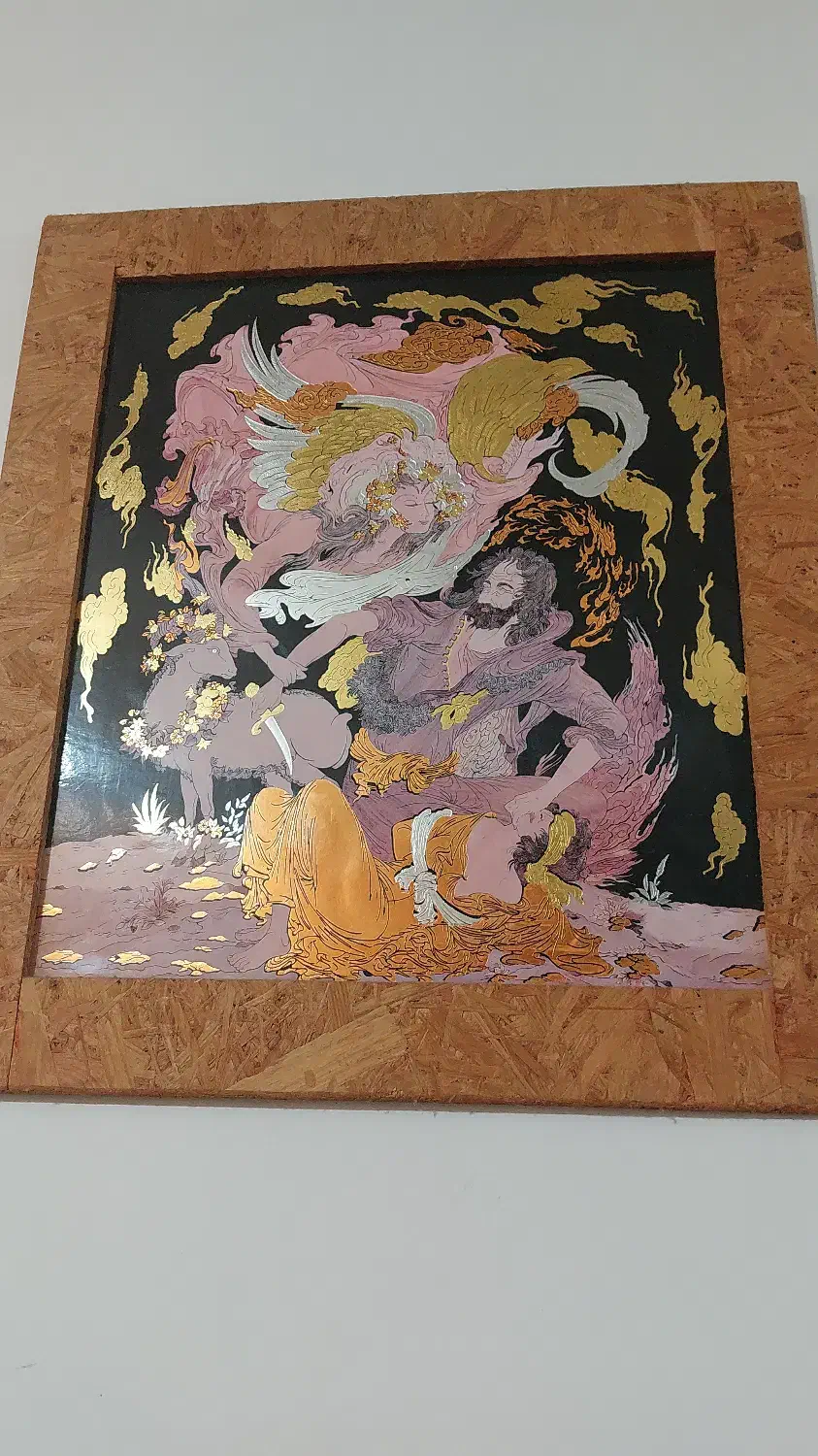 تابلو جا شمعی وسایل هفت سین|صنایع دستی و سایر لوازم تزئینی|اهواز, فرهنگ شهر|دیوار