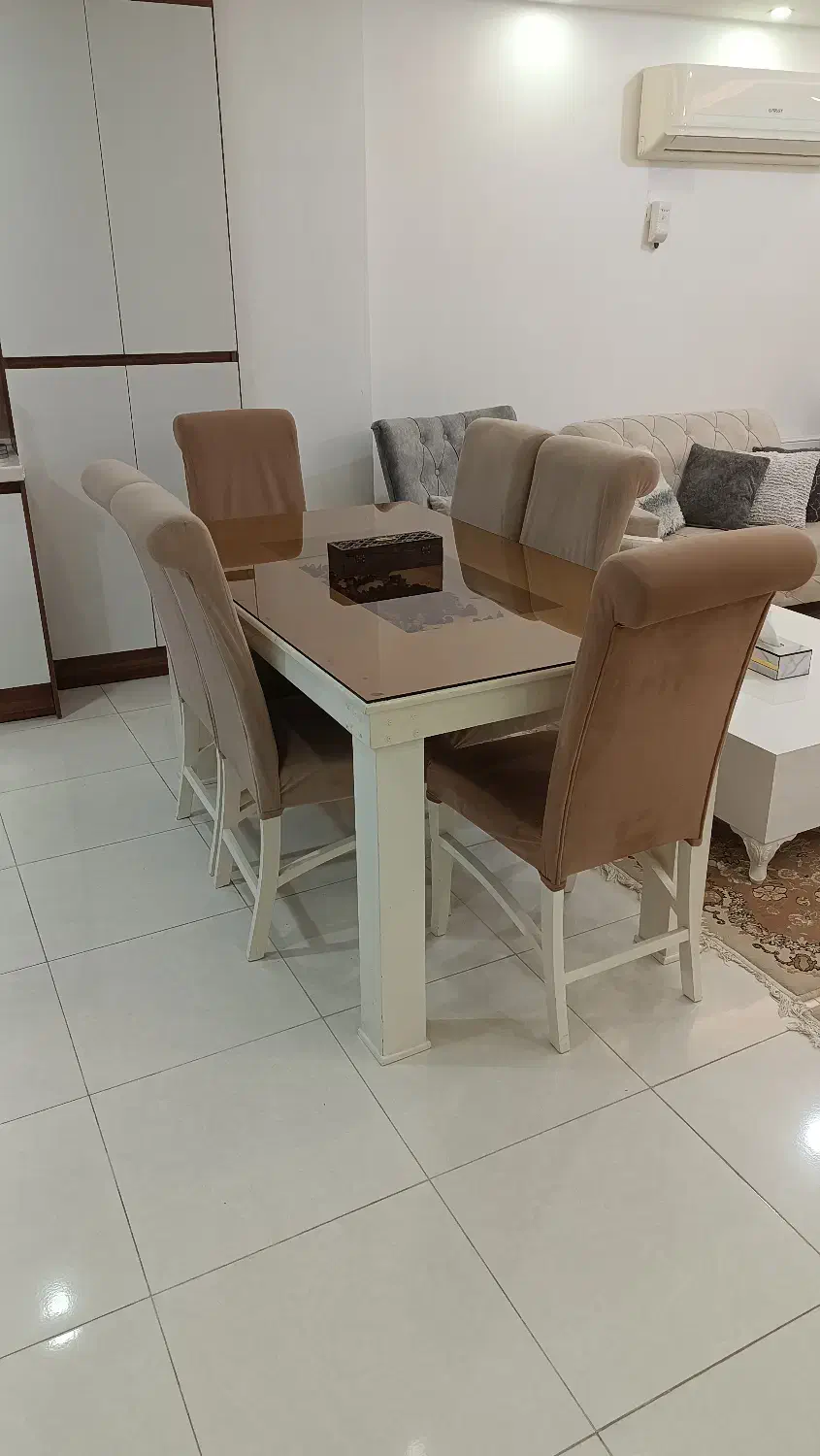میز ناهارخوری شش نفره|میز و صندلی غذاخوری|بهشهر, |دیوار