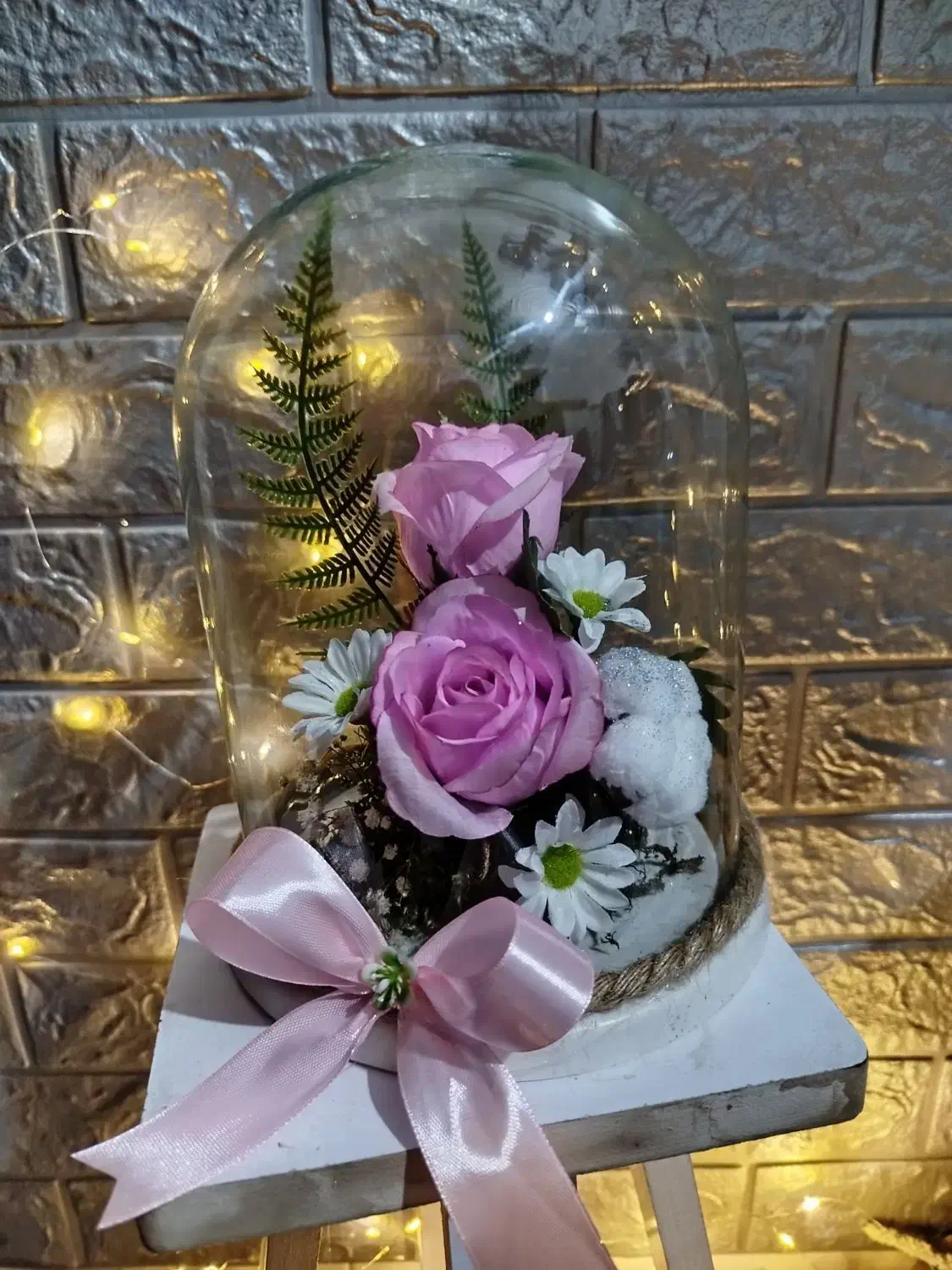 گوی شیشه ای|گل مصنوعی|ساوه, |دیوار